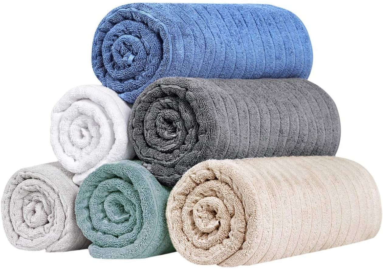 Turkish Luxury Bath Mat Cotton Soft Oversized Bathroom Towels