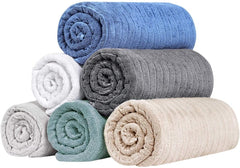 Classic Turkish Towels Luxury Bath Towel Set - Soft and Thick