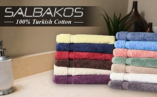 SALBAKOS 6 Piece Bath Towel Set - Turkish Luxury Hotel & Spa