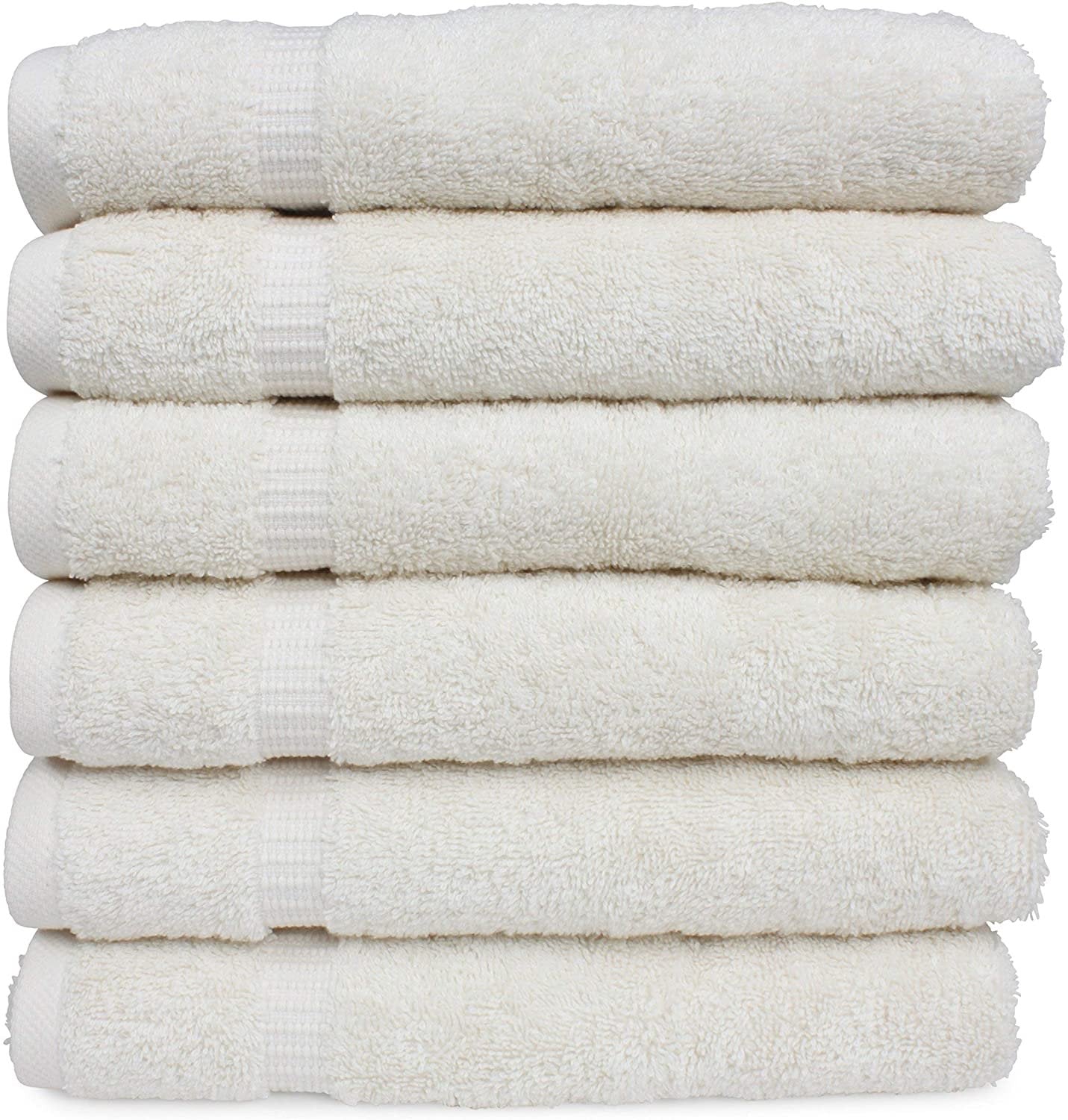 16x30 Wholesale White Luxury Hand Towels - Fast Shipping